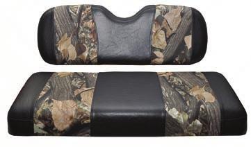 Lean back cushion features molded