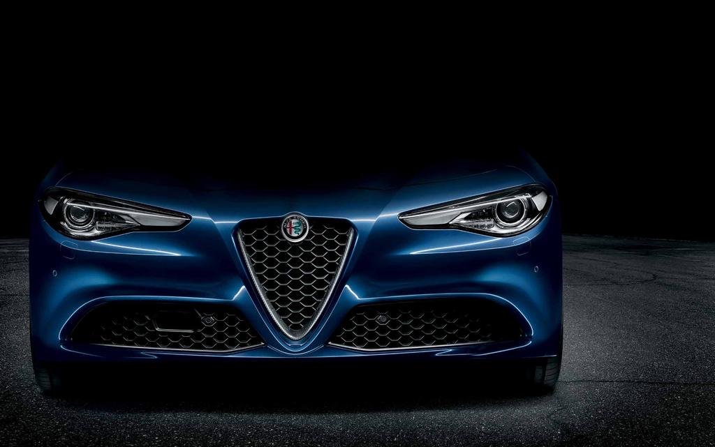 EXTERIORS FRONT GRILLE WITH CARBON FIBRE INSERT For Giulia and Super versions.