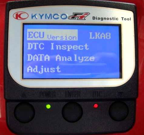 31 1. FI DIAGNOSTIC TOOL This tool is developed by KYMCO and for KYMCO vehicle only. Please refer to the specification when serving this vehicle. This tool is without battery inside.