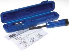 Schrader TPMS Tools 17-153 Nut Torque Tool with Sockets 17-154 Nut Torque Wrench Kit 17-155 T-10 Torque Tool for Snap-In Sensors 17-156 Schrader Valve Core Torque