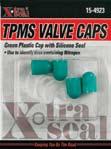 VALVE CAPS AND CORES 15-4932 Chromed Plastic Sealing Cap 15-4922 Black Plastic Sealing Cap