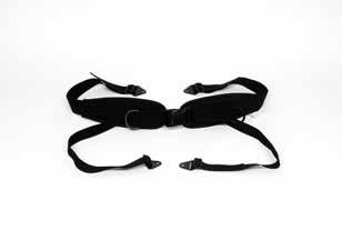 Pelvis Width Padding 081-C244XP XS Plastic 7 to 11 XSmall 081-C244P S Metal 9 to 15 Small 081-C244M M Metal 13 to 19 Medium HIP BELT BUTTERFLY (4-POINT) Description: Padded butterfly hip belt, dual