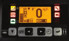 PROGRAMMABILITY Multifunction digital display with illuminated icons informs the operator of vital operating information for maximum uptime.