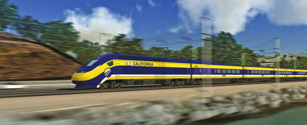 Artist Rendering of California High-Speed Train (Source: CHSRA) the Commission.