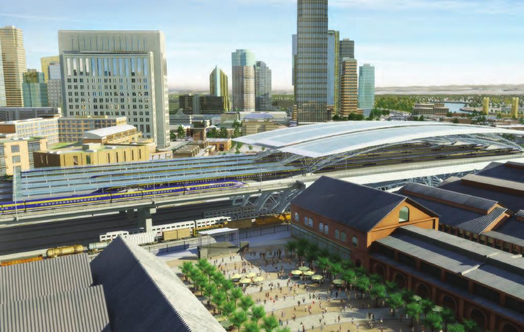 Artist Rendering of High-Speed Rail Station in Sacramento, California (Source: CHSRA) Recent Funding Awards The CHSRA as well as the State of California (via the California Department of