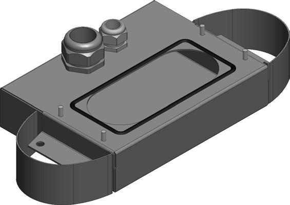 Ø 4 Installation Accessories Order numbers and dimensions. Ground Mounting Box EVC200 and EVF200/00 EVTL32.00 EVTL32.00 is a ground mounting box with cable entry from bottom.