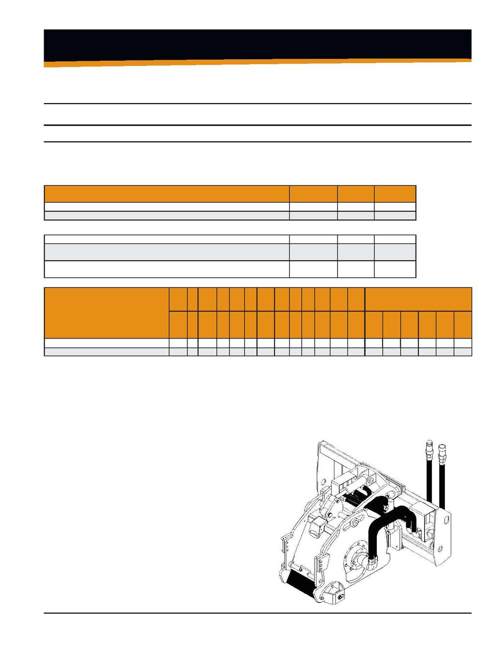 COLD PLANERS, STANDARD STANDARD COLD PLANER For specified skid-steer loaders equipped with standard auxiliary boom hydraulics.