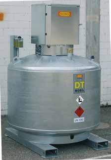 DT-Mobile [PG 4] Single tank system for mobile outdoor and indoor use indefinite approval period approved according to ADR for transport capacity 400, 600 or 980 litre, i. e.