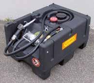 pump 80 x 60 x 59 25 10093 KS-Mobile Easy 190 l with electric pump 12 V, 40 l/min, ATEX and automatic delivery nozzle 80 x 60 x 59 35 10221 KS-Mobile Easy 190 l with hand pump and flap lid 80 x 60 x