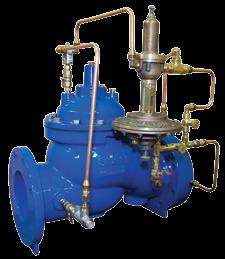 Models 106-PFC / 206-PFC Pressure Flow Control (Modulation) Valve *Patent Pending 106-PFC Globe KEY FEATURES Reduces downstream pressure when demand is low to reduce leakage and pipe breaks.