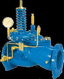 preset maximum water level. The valve functions as a two position control valve, either fully open or fully closed.