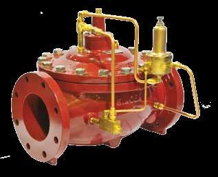 labelled and listed, automatically relieves excess pressure in the fire protection system to discharge.