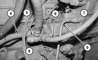 2. If you are reusing pump drive gear (2), mark pump drive gear (2) and idler gear (3). 3.