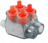 Models with Street Light Connectors SLV Series Clear PVC SLV Series Sized for a Range of Conductors BY Series a PVC Boot and Locking Insulator Fit a range of mains