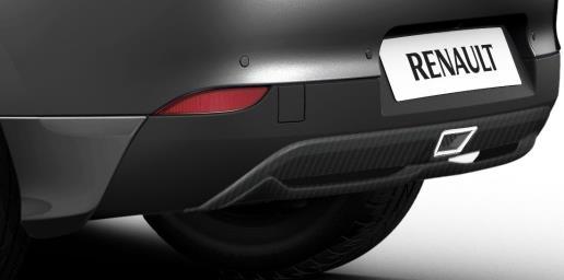 (rear skirt corners)* Diffuser: Carbon Look. Aluminium look exhaust finisher. Easy to fit.