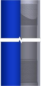 BT- Barrel, Heavy Wall, Pin End Barrels BT Barrel, Heavy Wall, Pin End (RH) Thread Spec s Tubing Size Pump Bore Size O.D.