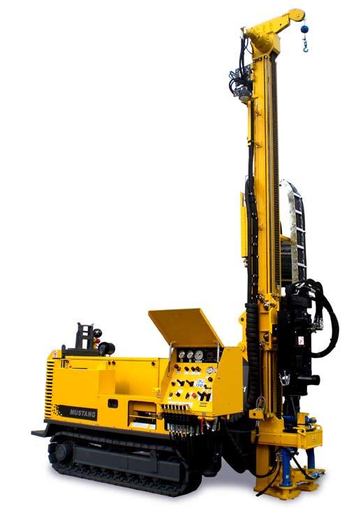 Product features The Mustang 4-F1 rig is based upon the vast knowledge and expertise that Atlas Copco has built up over years in underground and surface drilling.
