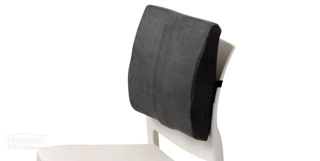 traditional foam or memory foam. This back support is designed to alleviate lower back pain and improve posture.