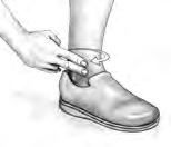 When measuring, the client should be wearing shoes, socks and applicable orthoses.