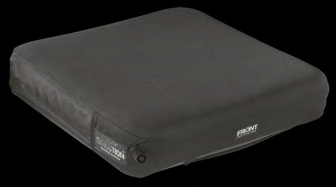 Because air supports most of the weight, low density foam can be used, resulting in an ultra-lightweight cushion with less push-back or interface pressure.