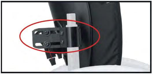 Extra Depth Installation Cane Brackets: Rearward Position Slide Brackets:
