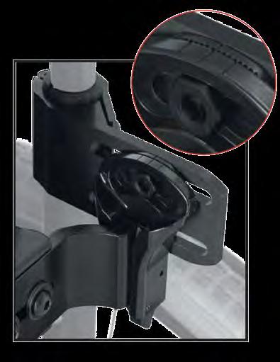 Ease of Installation Secure Adjustability Adjusting the angle, width, height and depth of the Icon Back System