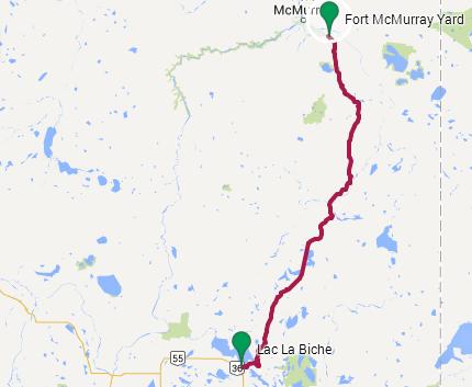 Site Description Site is located in Northern Alberta 170 miles of track The site takes freight from Fort