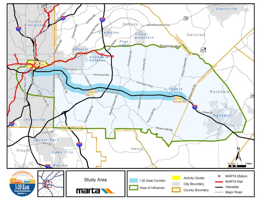 TIA-023: I-20 East $ 225 million Project will construct bus P&R intended to be future rail stations