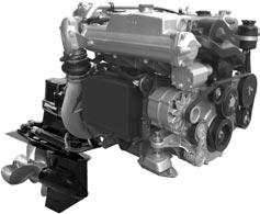 The innovative fuel injection technology enables an excellent torque and speed range. Therefore adaptation to existing marine propulsion systems can be performed easily.