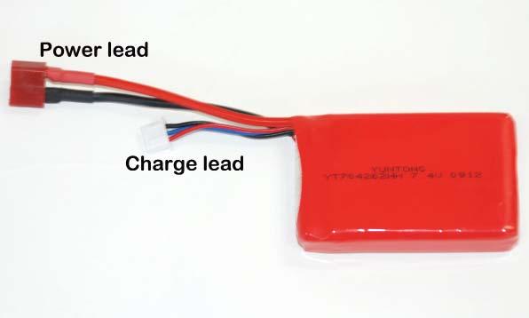 LITHIUM POLYMER FLIGHT BATTERY The Lithium polymer (Li-po) flight battery is a high power battery designed to give a flight time of up to 10 minutes per charge.