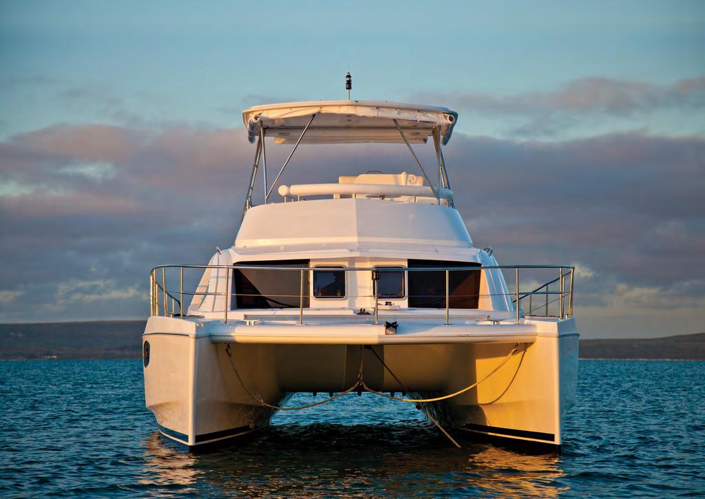 craftmanship Innovation, quality and stability The Leopard 39 Powercat offers exterior living space unparalleled in its class.
