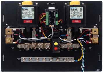 There are three components to a lithium ba ery system. The lithium ba ery DC distribu on board Ba ery Management System Controller Together they provide a complete system solu on.