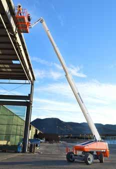 400S/460SJ The Snorkel 400S telescopic boom lift delivers a working height of up to 14.2m and outreach of 10.1m.