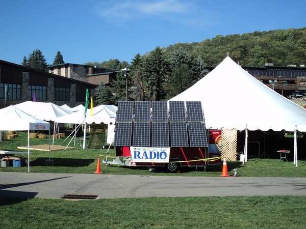Powering the Mother Earth News Fair Main Tent in Seven Springs, Pennsylvania, Sept 25-26,