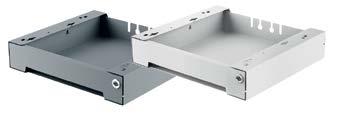 5 x 235 x 50 mm Internal dimensions: (width x depth x height) 310 x 212 x 38 mm Load capacity 6 kg Installation below desk top / top panel or for standing on desk top / top panel Three pencil tray