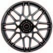5" Tarnish-painted forged-aluminum front wheels with P265/40R9 tires; 20" x 9.