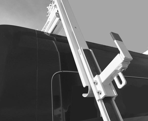 STEP 11 - ADJUST LADDER HOOKS Measure width of ladder where it will rest on the hook.