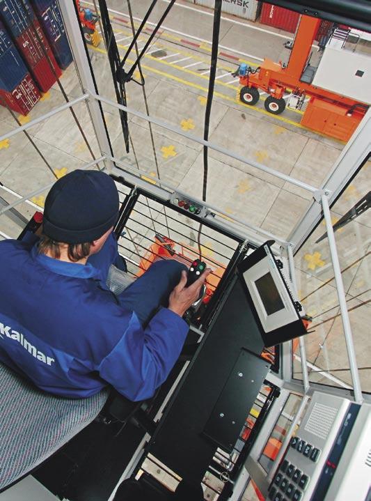 container handling easy for the operator.