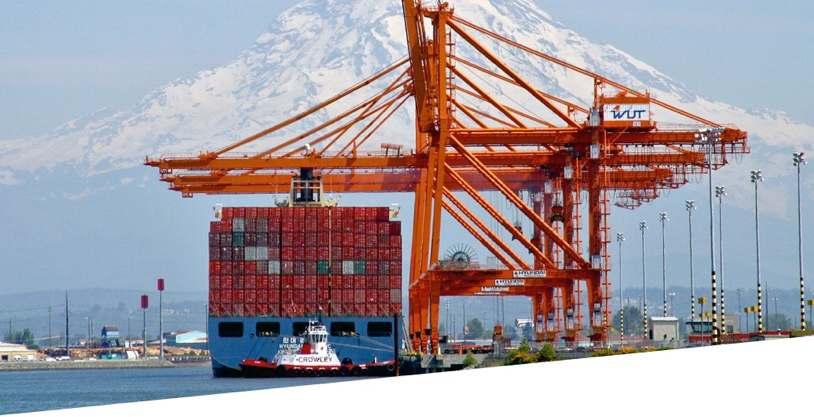 9ORTHWESTORTS0LEANIRTRATEG.(5MPLEMENTATIONEPORT 5. Cargo-Handling Equipment Cargo-handling equipment (CHE) moves goods on marine terminals between ships, railcars, and trucks.