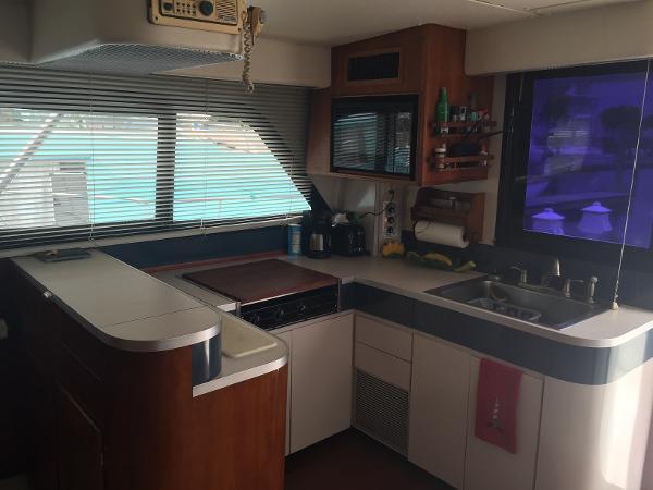Galley view from pull out couch