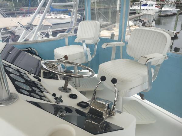 captains chairs on bridge, lot's of