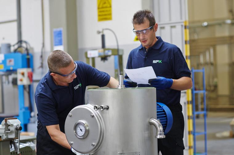 Quality and safety SPX manufactures all performance-critical components including machining the bowls and parts that define separation efficiency, quality and safety at its facility in Santorso.