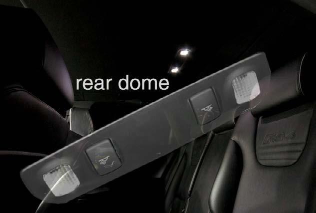 Fits Audi B7 A4/S4/S4 sedan models ear Dome Light LEDs ear Dome - Step 1 Using the non-mar pry