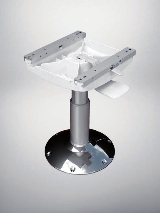 Seat Pedestals - Adjustable Height NorSap has created perfect solutions for marine pedestals with a large variety of options to satisfy every boater s needs.