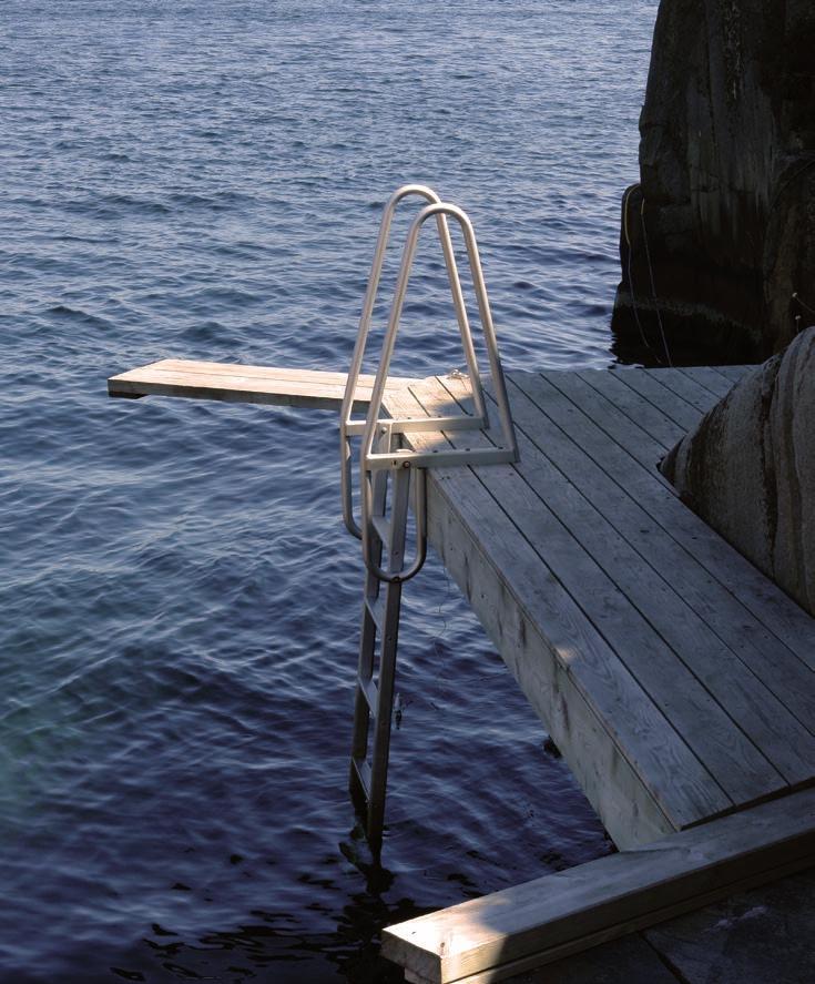 Landing Stage Ladder Access your boat or dock with ladders from NorSap. We offer landing stage ladders with four, six or eight rungs.
