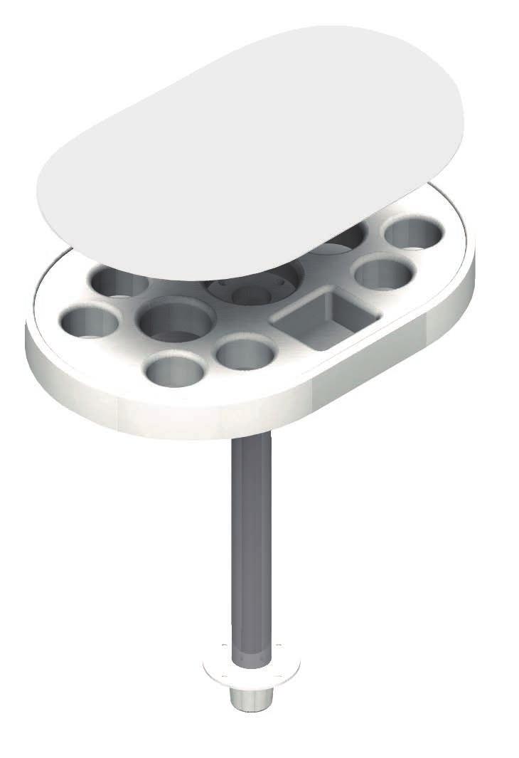 Cocktail Table C73 C73 is a practical table with a modern design that fits most