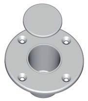 Additional deck flange with cap can be purchased separately for multiple