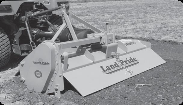 Tillers RTR05 Series Reverse-Till Up to 25 HP Subcompact Tractors Made in USA Hitch: Cat.