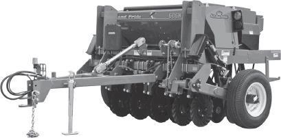 606NT Pull-Type No-Till 40 HP Min. Clevis Style Drawbar Hitch or Pintle Hitch Acremeter End Wheel Drive Wheel 2 bu/ft.