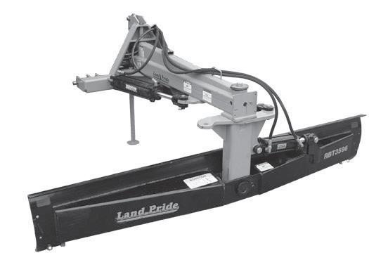 Dirtworking RBT35 Series - 3-Way Hydraulic Rear Blades 2WD: 35-80 HP 4WD: Up to 65 HP Hitch: Cat.